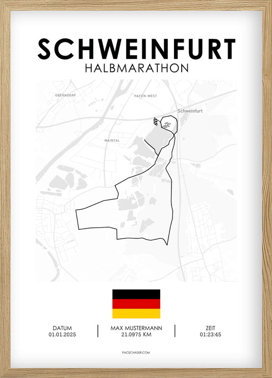 Halbmarathon Schweinfurt Poster