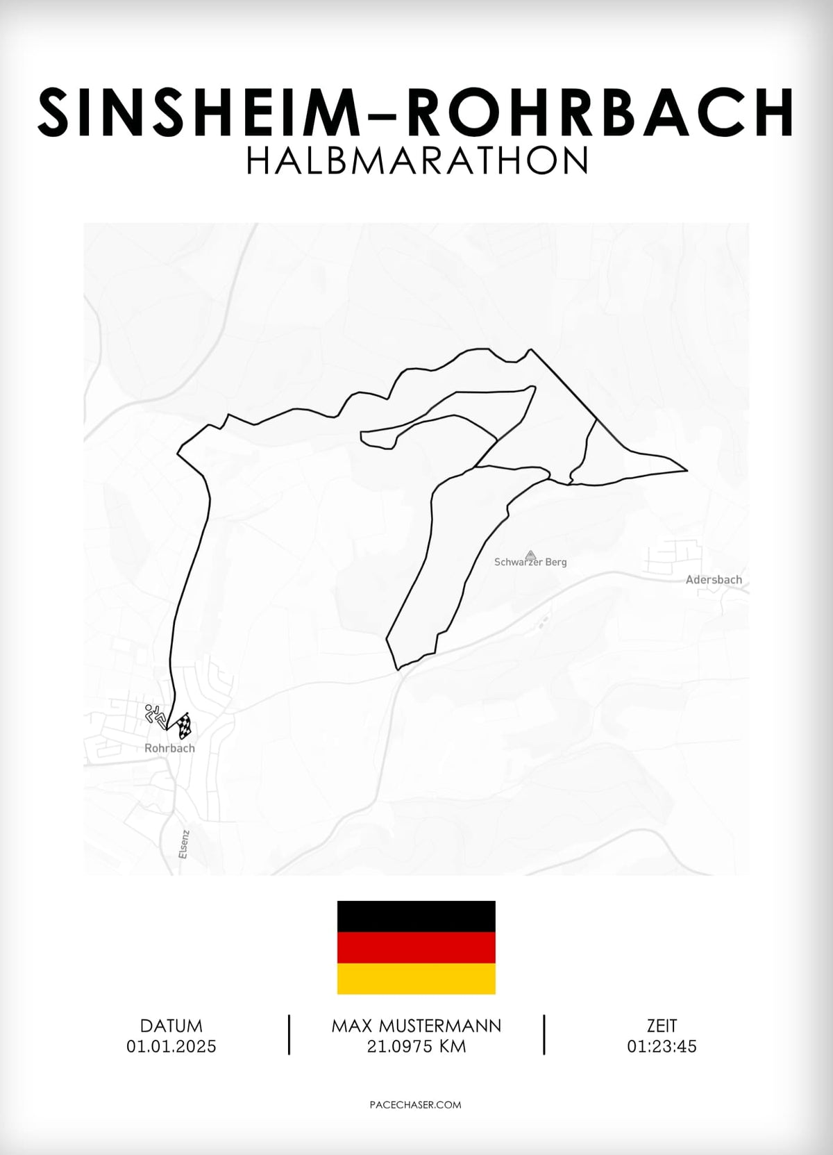 Sinsheim-Rohrbach (Marathon/ Halbmarathon / Der Klassiker / Einstiegslauf)