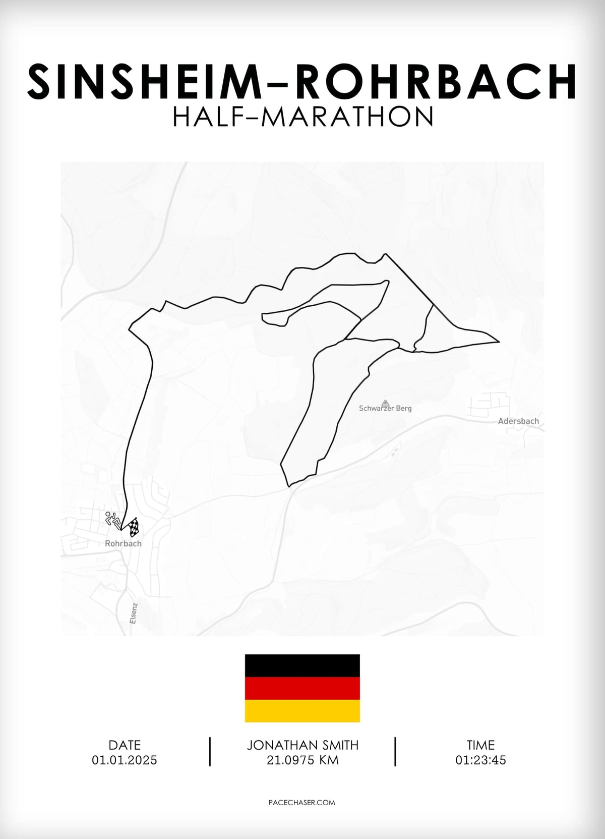 Sinsheim-Rohrbach (Marathon/ Halbmarathon / Der Klassiker / Einstiegslauf)
