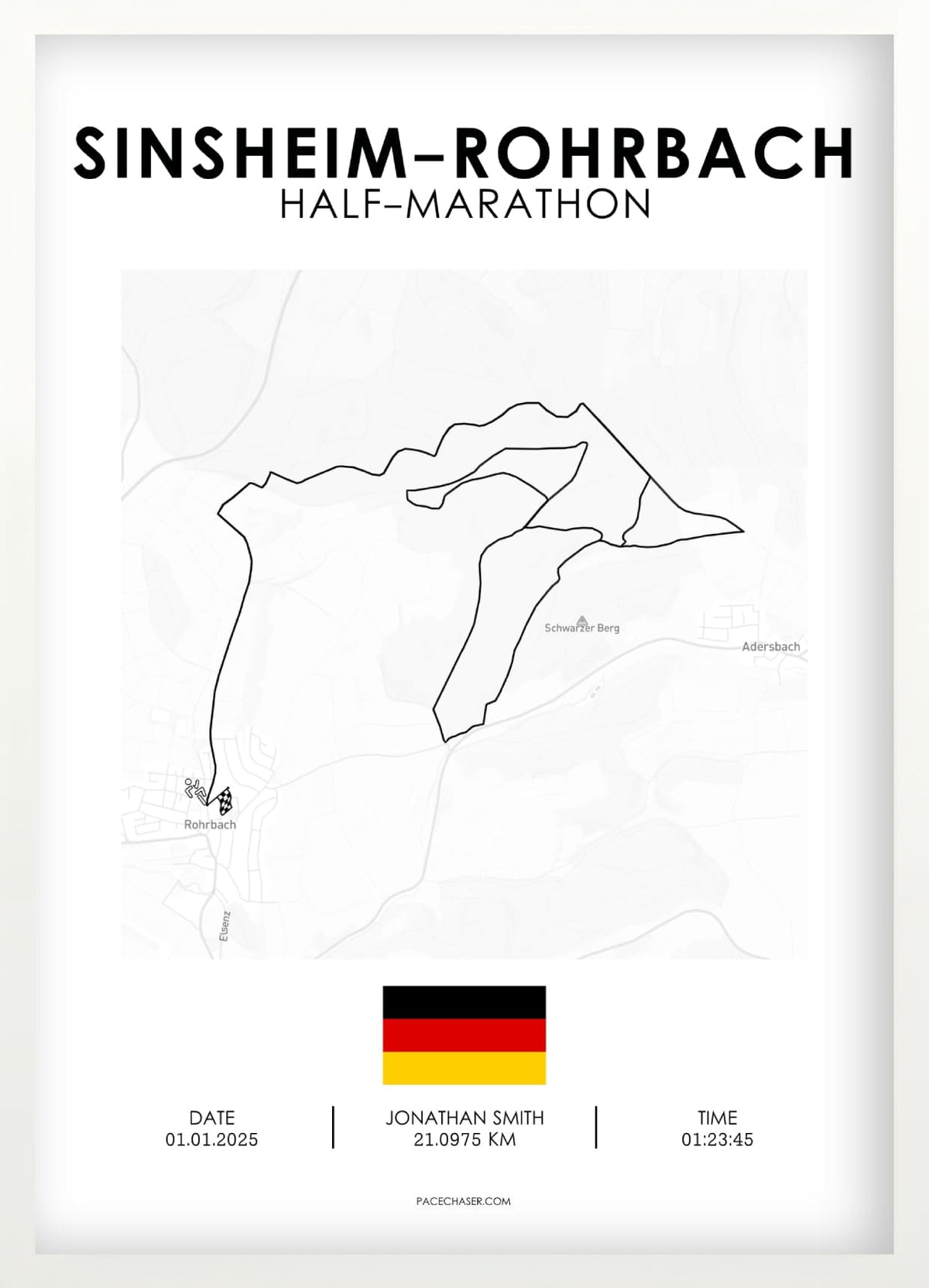 Sinsheim-Rohrbach (Marathon/ Halbmarathon / Der Klassiker / Einstiegslauf)