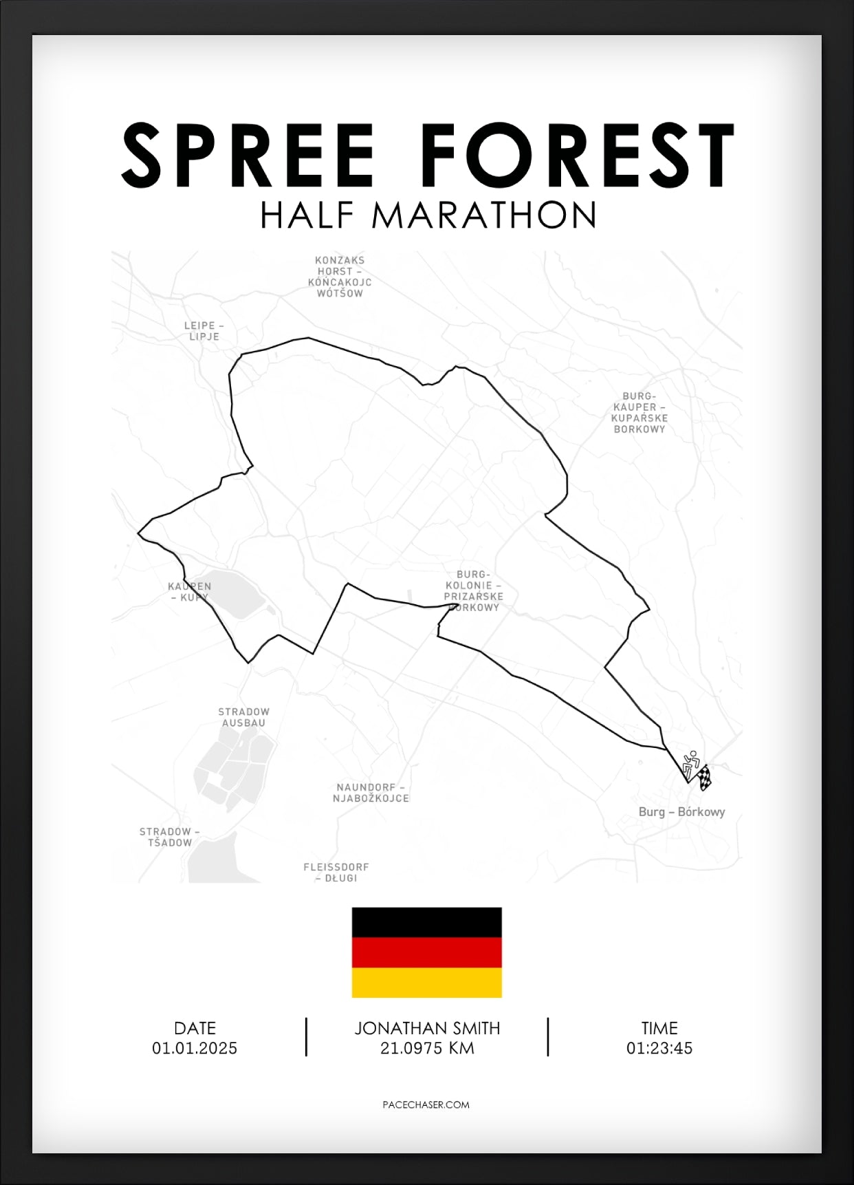 Halbmarathon Spreewald Poster
