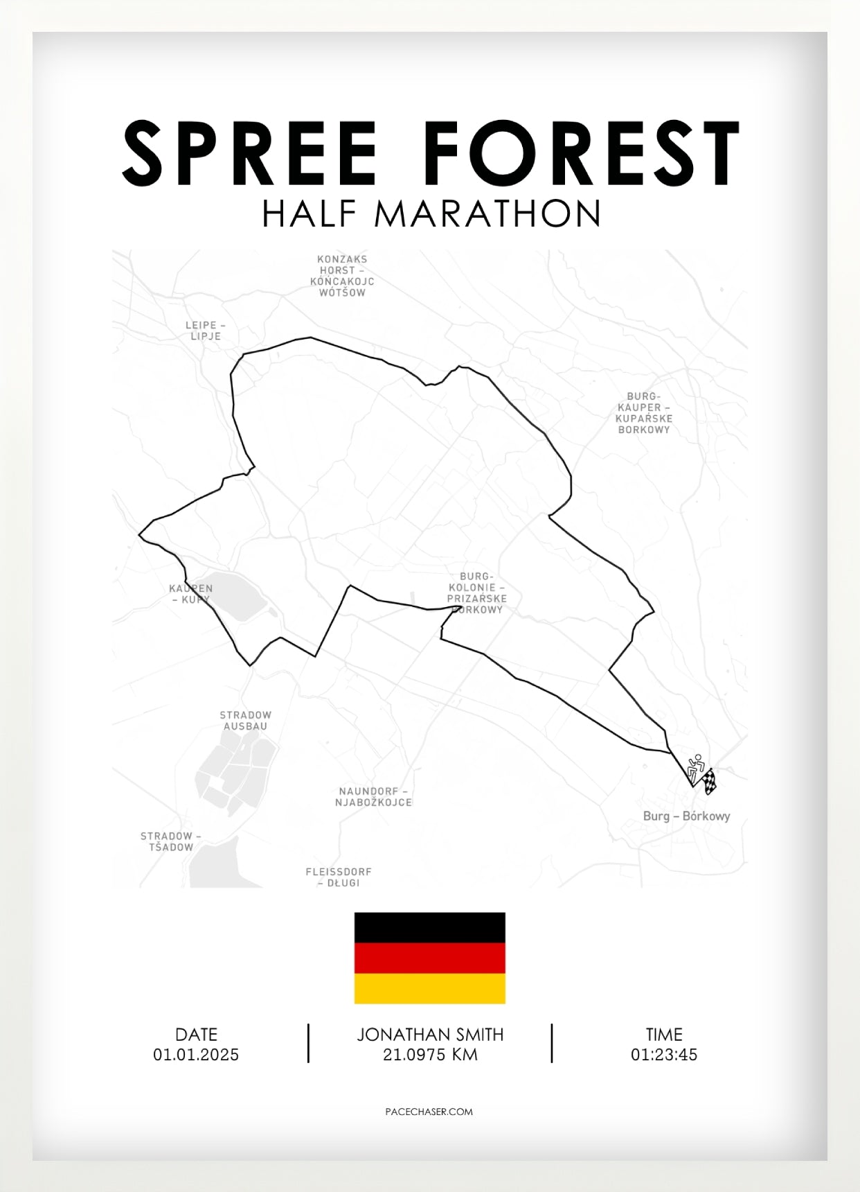 Halbmarathon Spreewald Poster