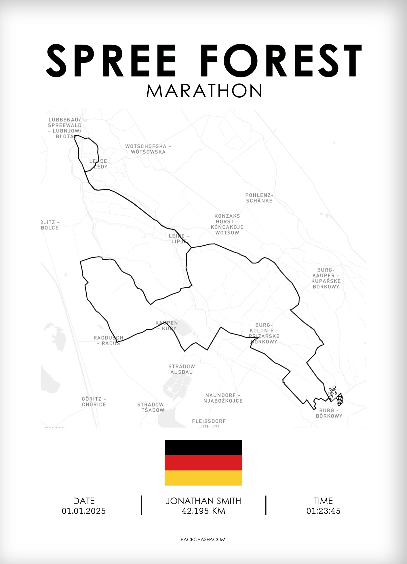Marathon Spreewald Poster