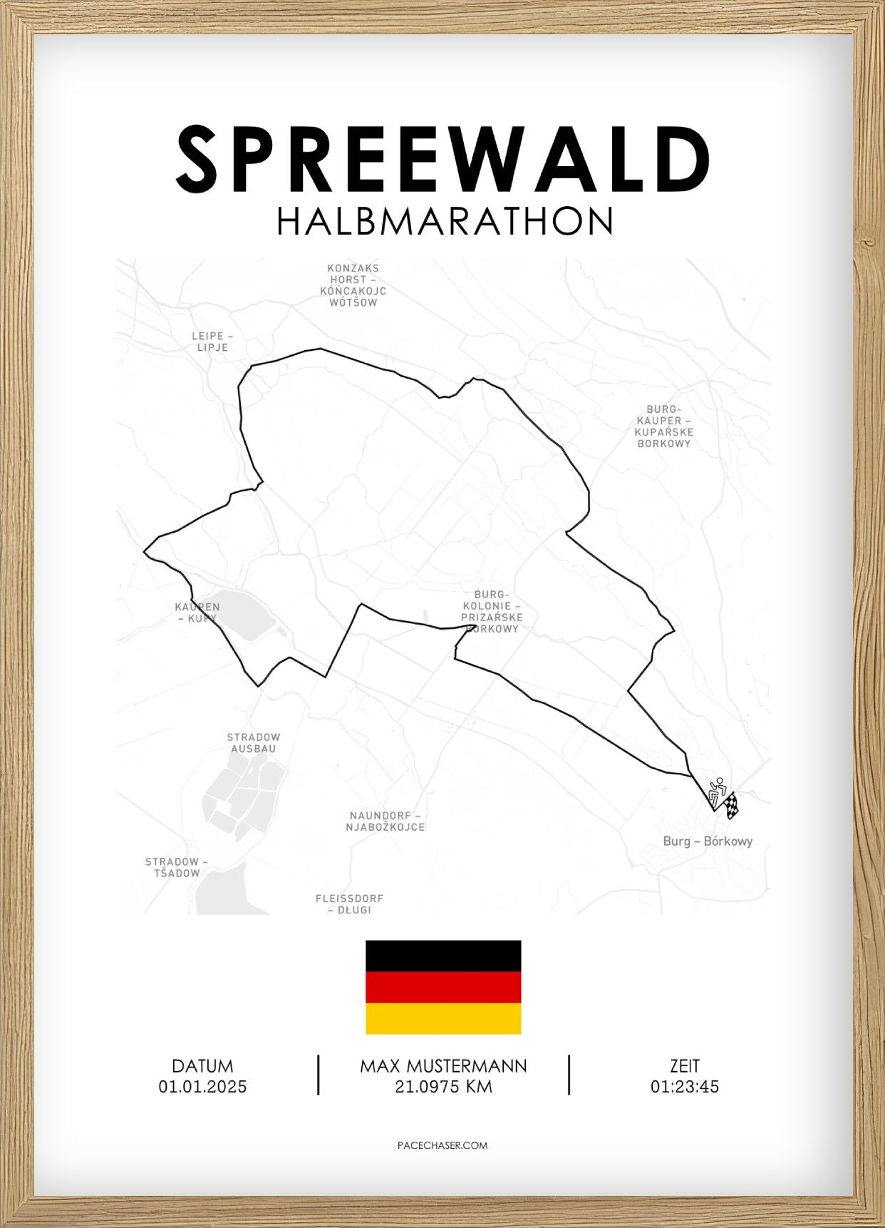 Halbmarathon Spreewald Poster