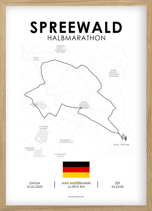 Halbmarathon Spreewald Poster