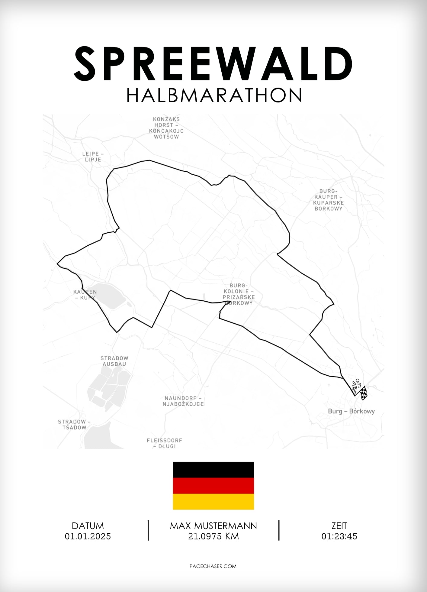 Halbmarathon Spreewald Poster