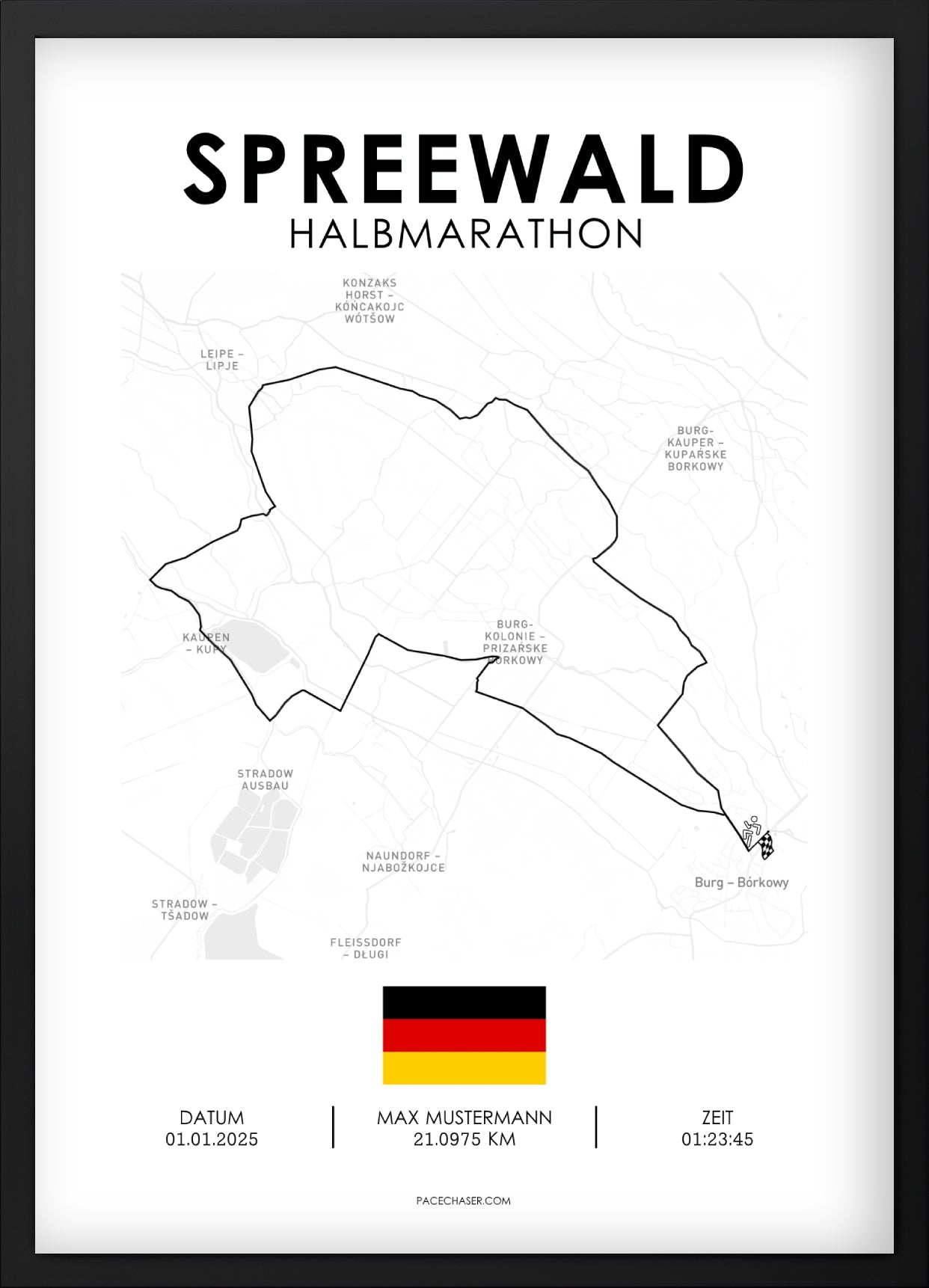 Halbmarathon Spreewald Poster