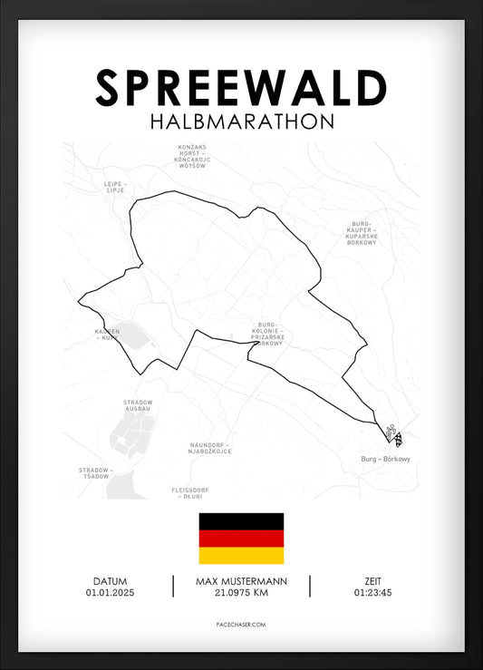 Halbmarathon Spreewald Poster
