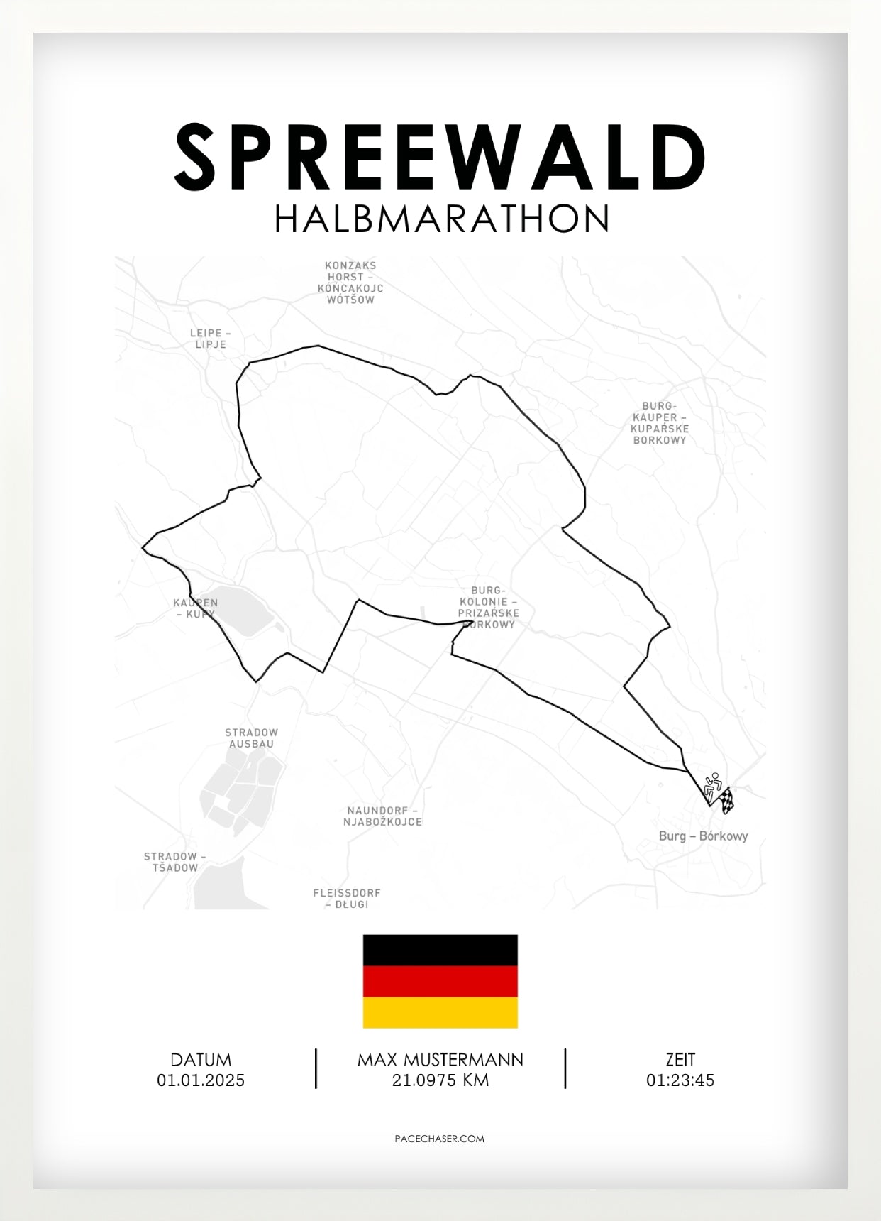 Halbmarathon Spreewald Poster