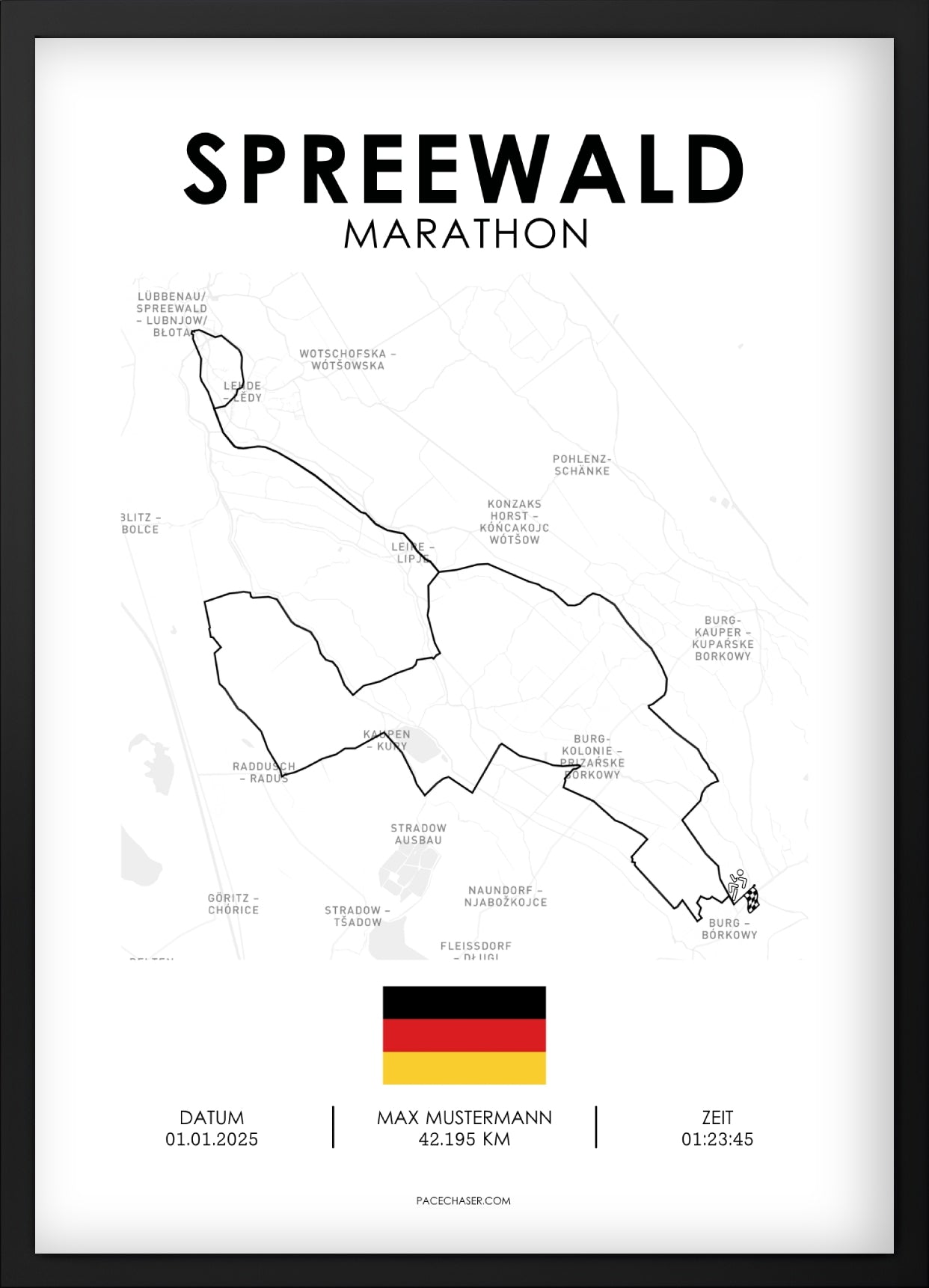 Marathon Spreewald Poster