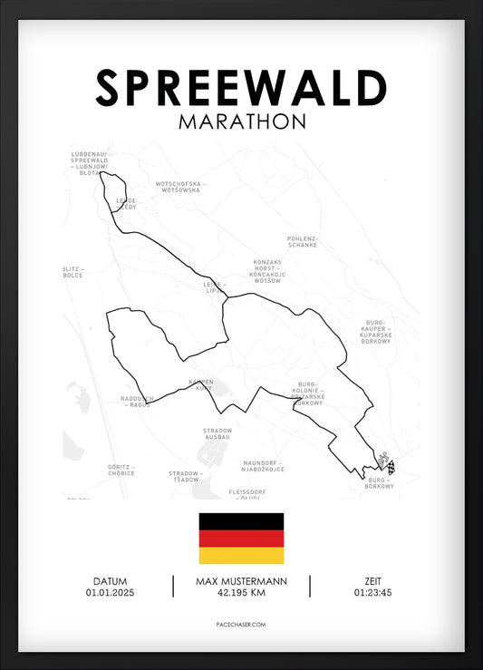 Marathon Spreewald Poster