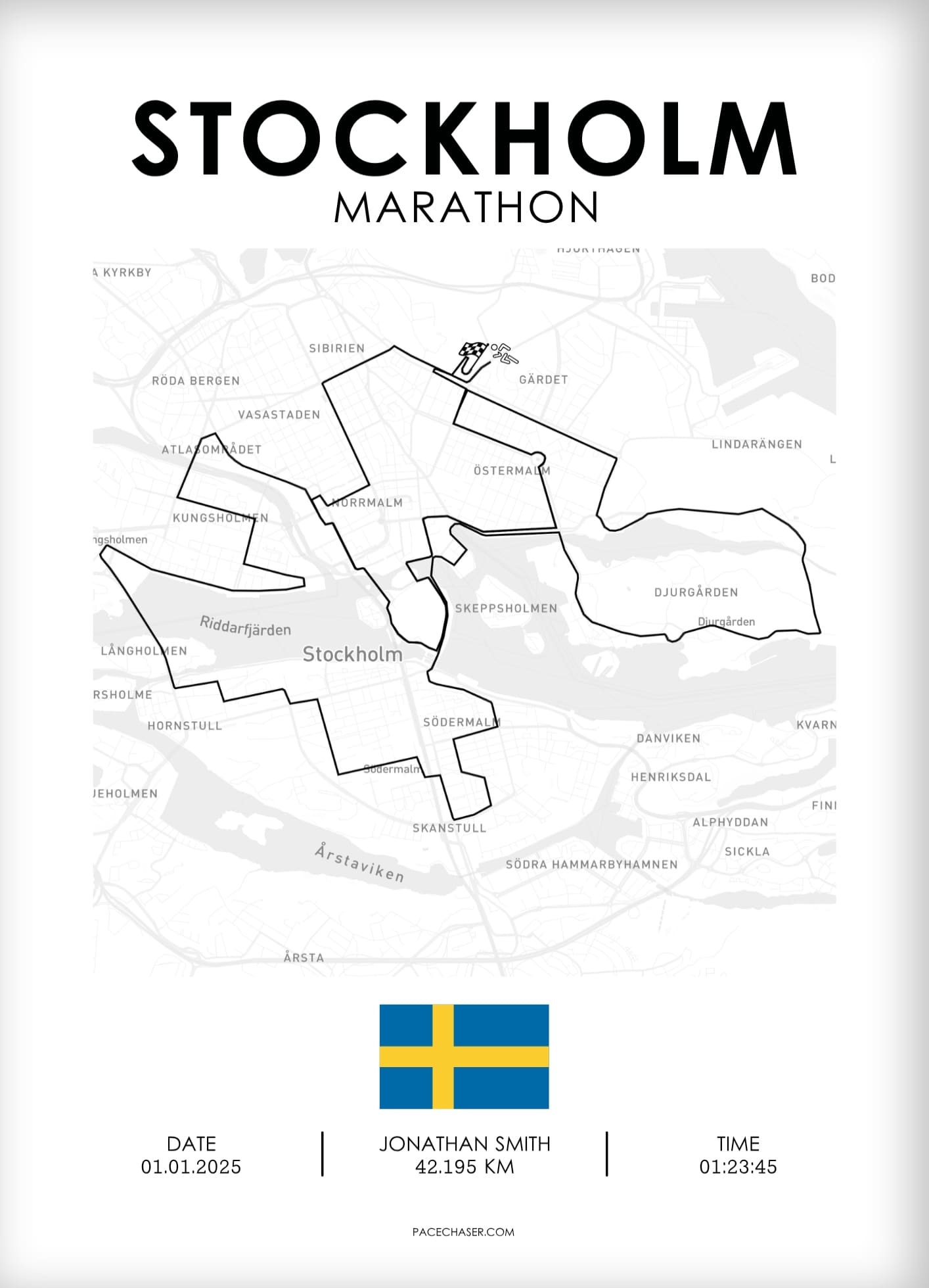Marathon Stockholm Poster - ab 2026