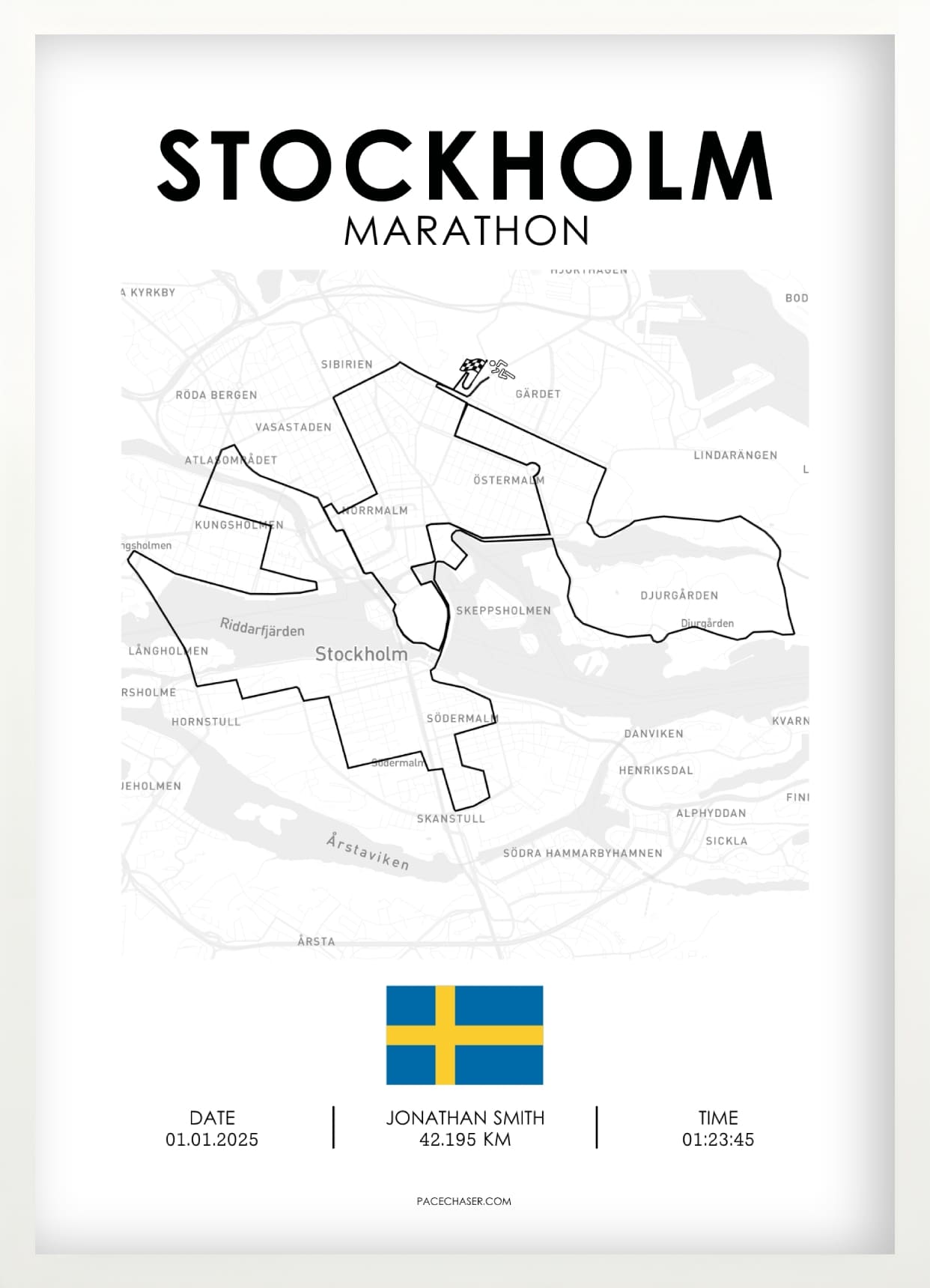 Marathon Stockholm Poster - ab 2026