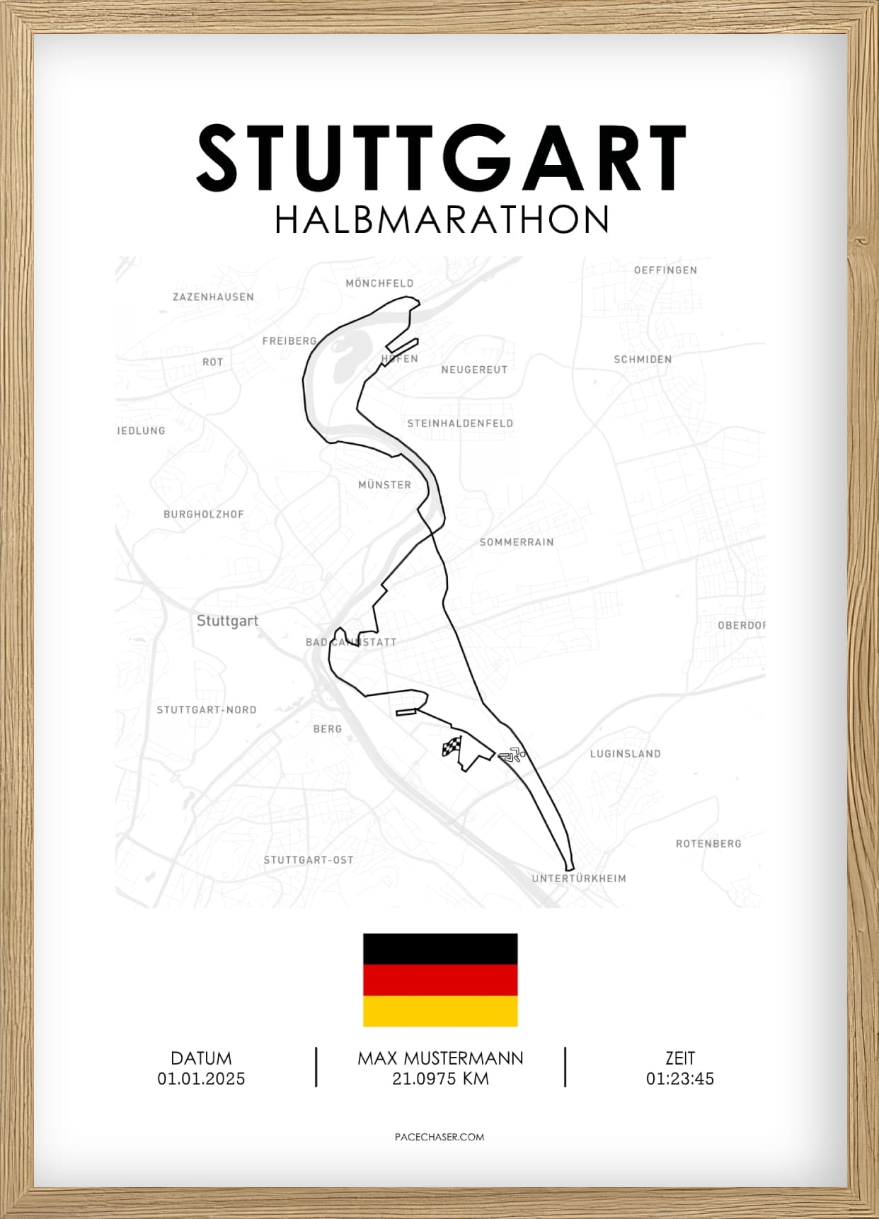 Halbmarathon Stuttgart Poster