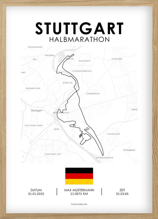 Halbmarathon Stuttgart Poster