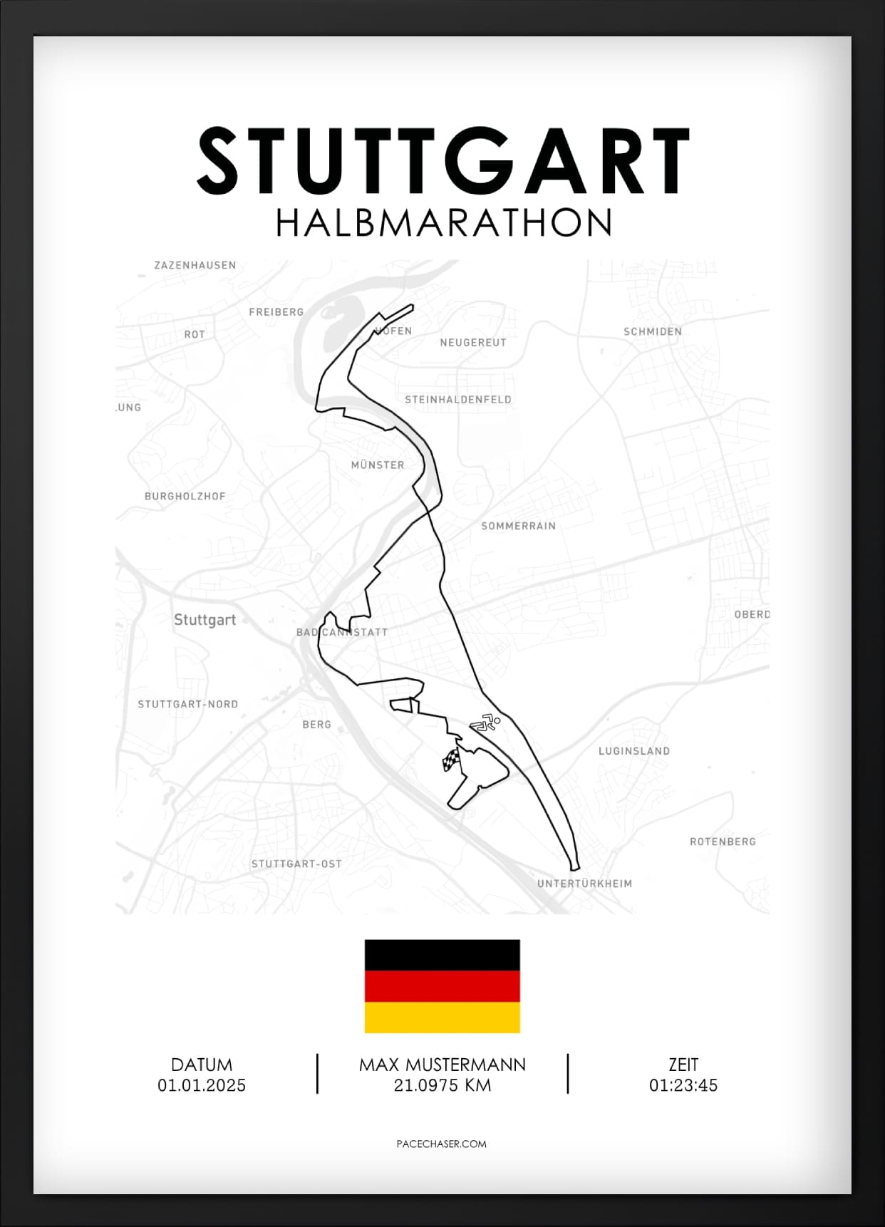 Halbmarathon Stuttgart Poster