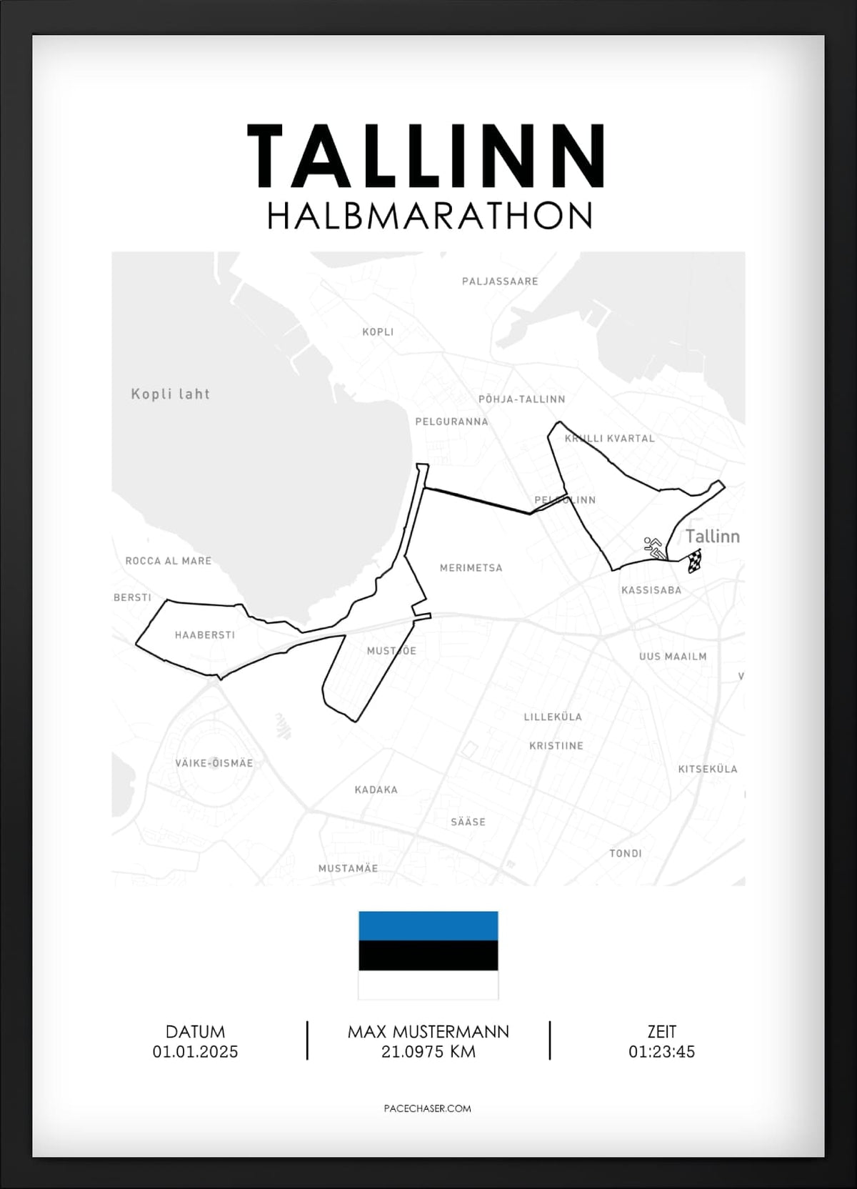 Halbmarathon Tallinn Poster