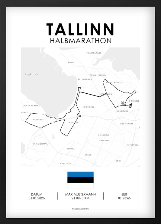 Halbmarathon Tallinn Poster