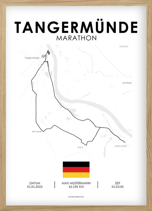 Marathon Tangermünde Poster