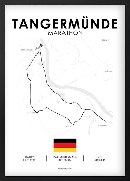 Marathon Tangermünde Poster