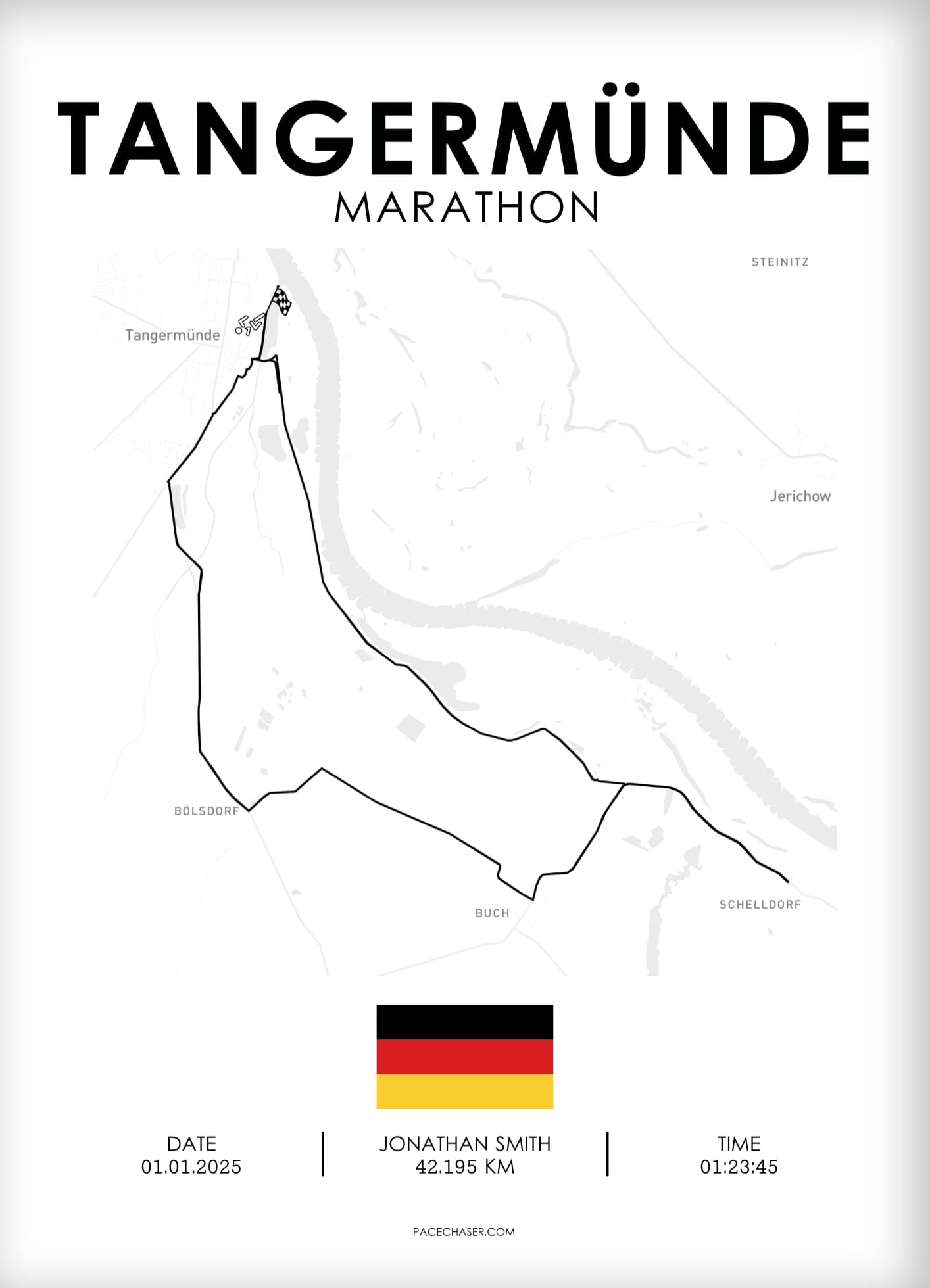Marathon Tangermünde Poster