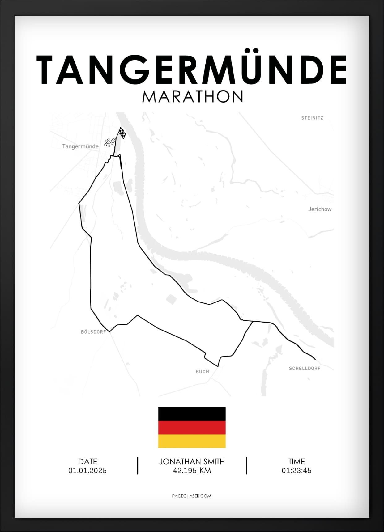 Marathon Tangermünde Poster