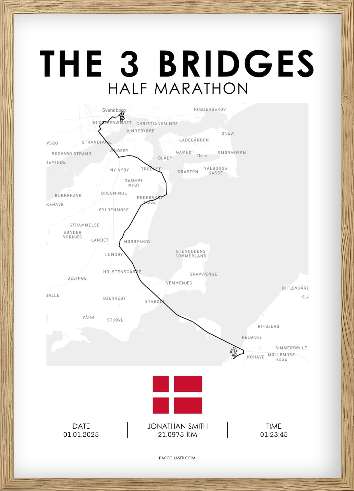 Die drei Brücken Halbmarathon Poster