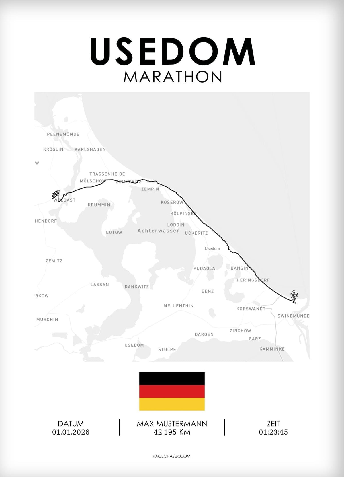 Marathon Usedom Poster