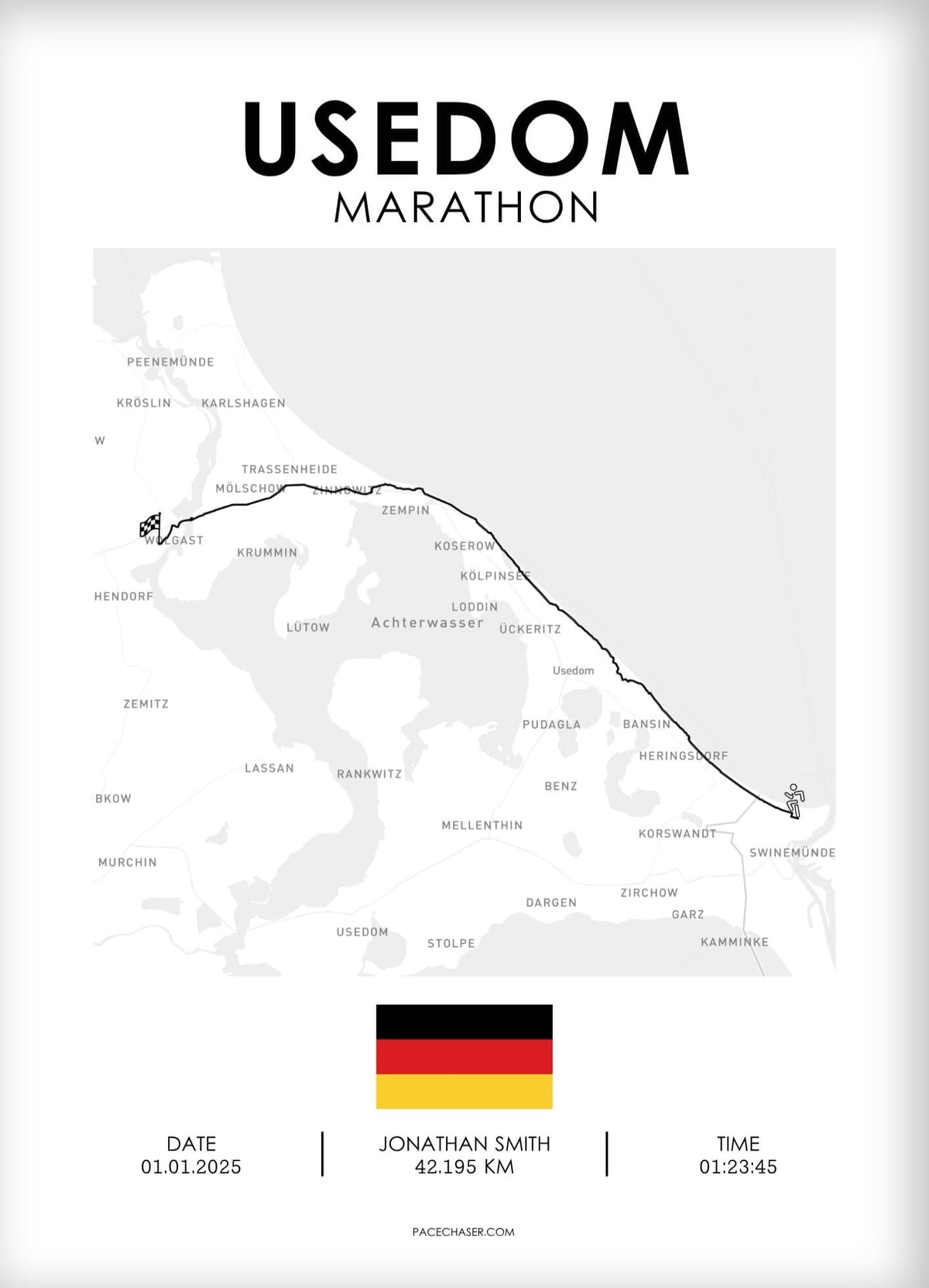 Marathon Usedom Poster