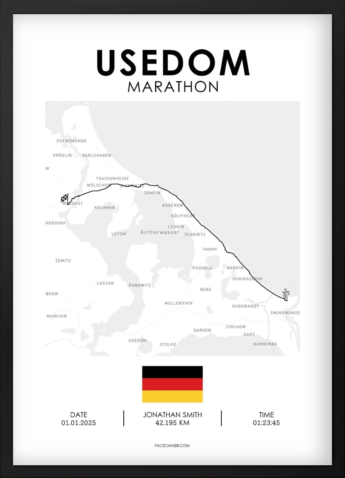 Marathon Usedom Poster