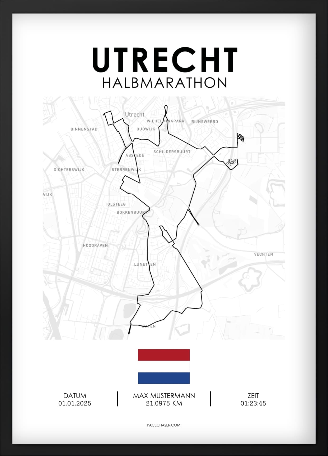 Halbmarathon Utrecht Poster