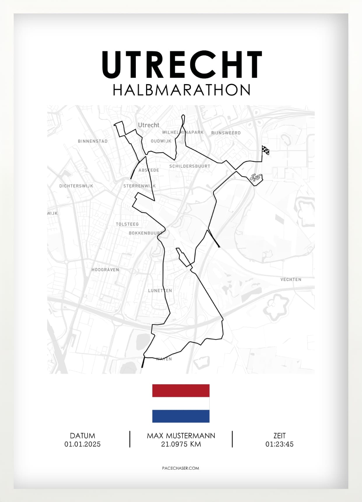 Halbmarathon Utrecht Poster