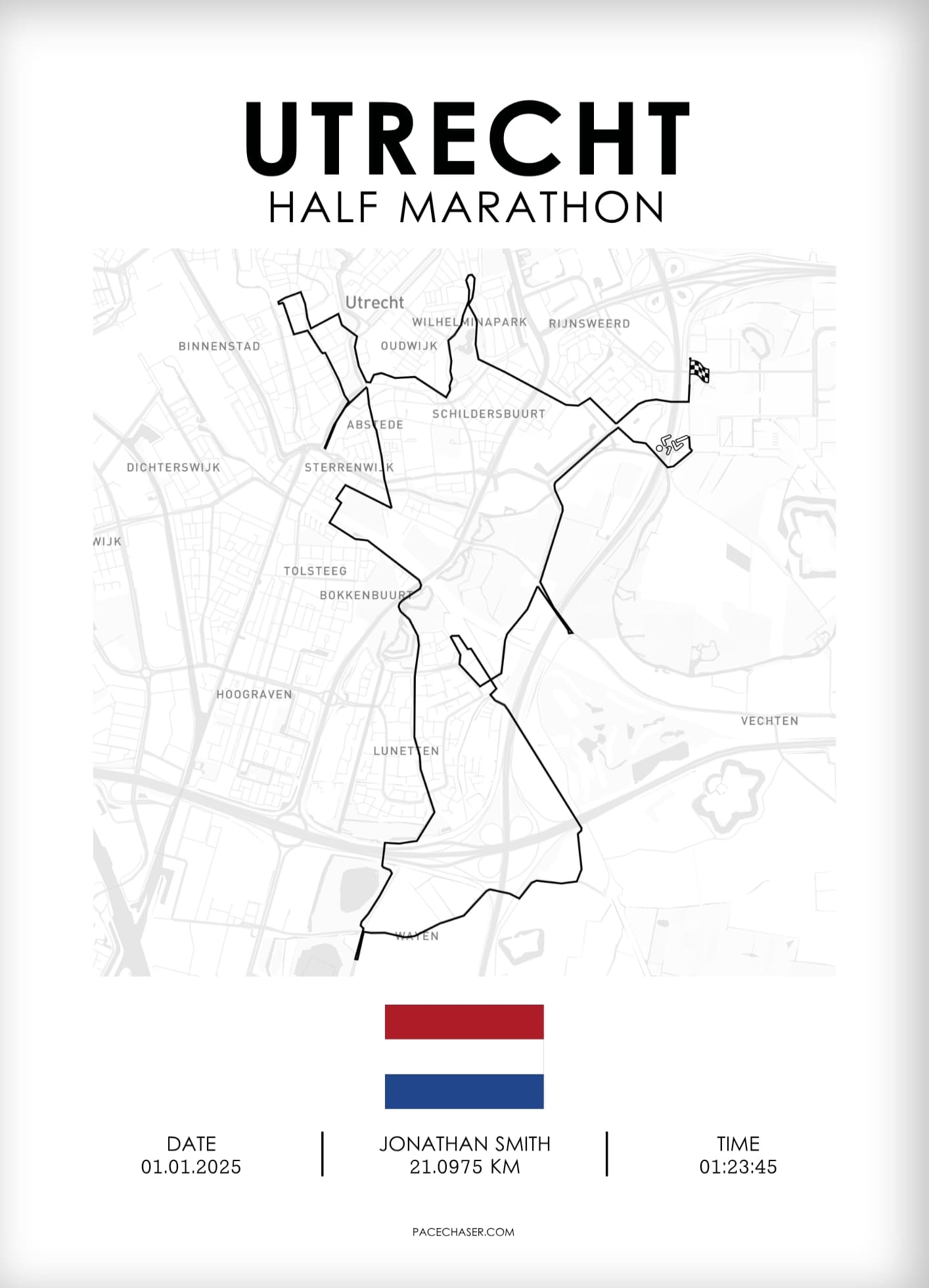 Halbmarathon Utrecht Poster