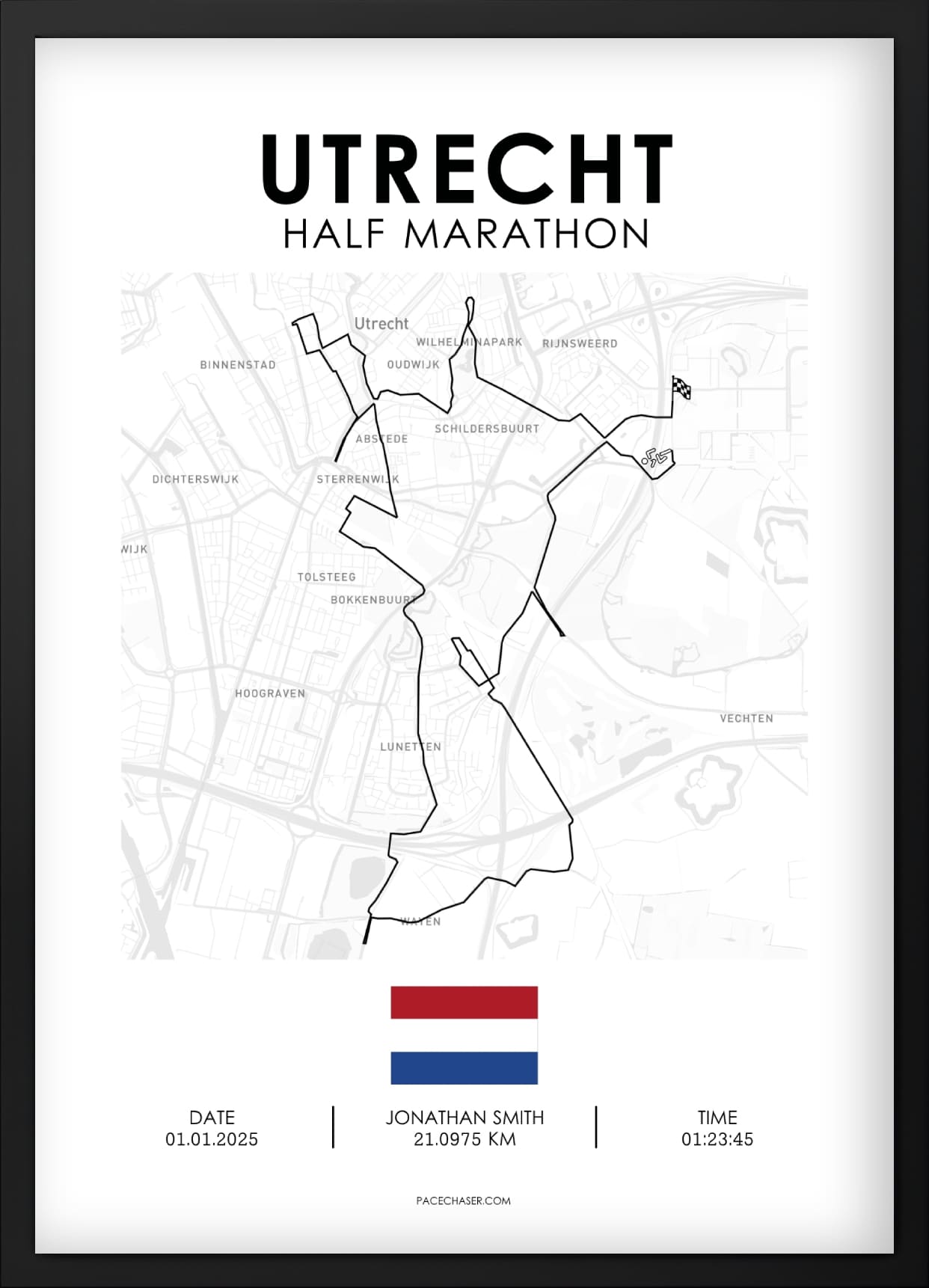 Halbmarathon Utrecht Poster