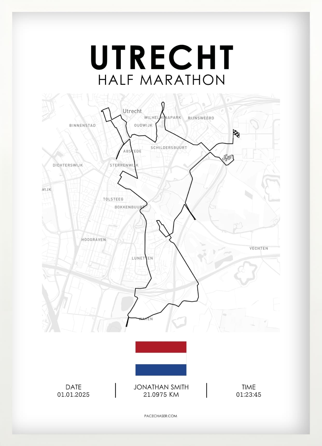 Halbmarathon Utrecht Poster