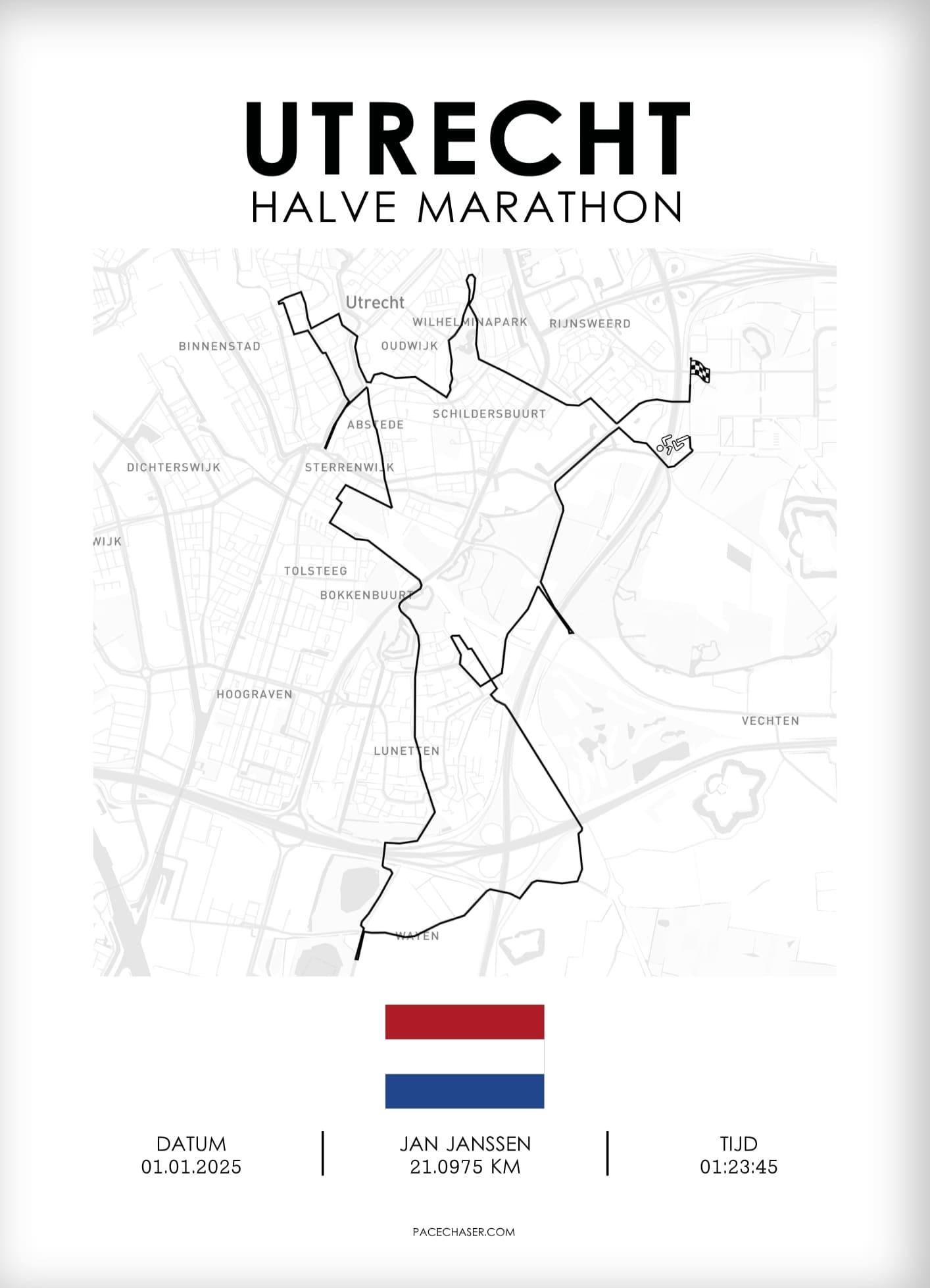 Halbmarathon Utrecht Poster