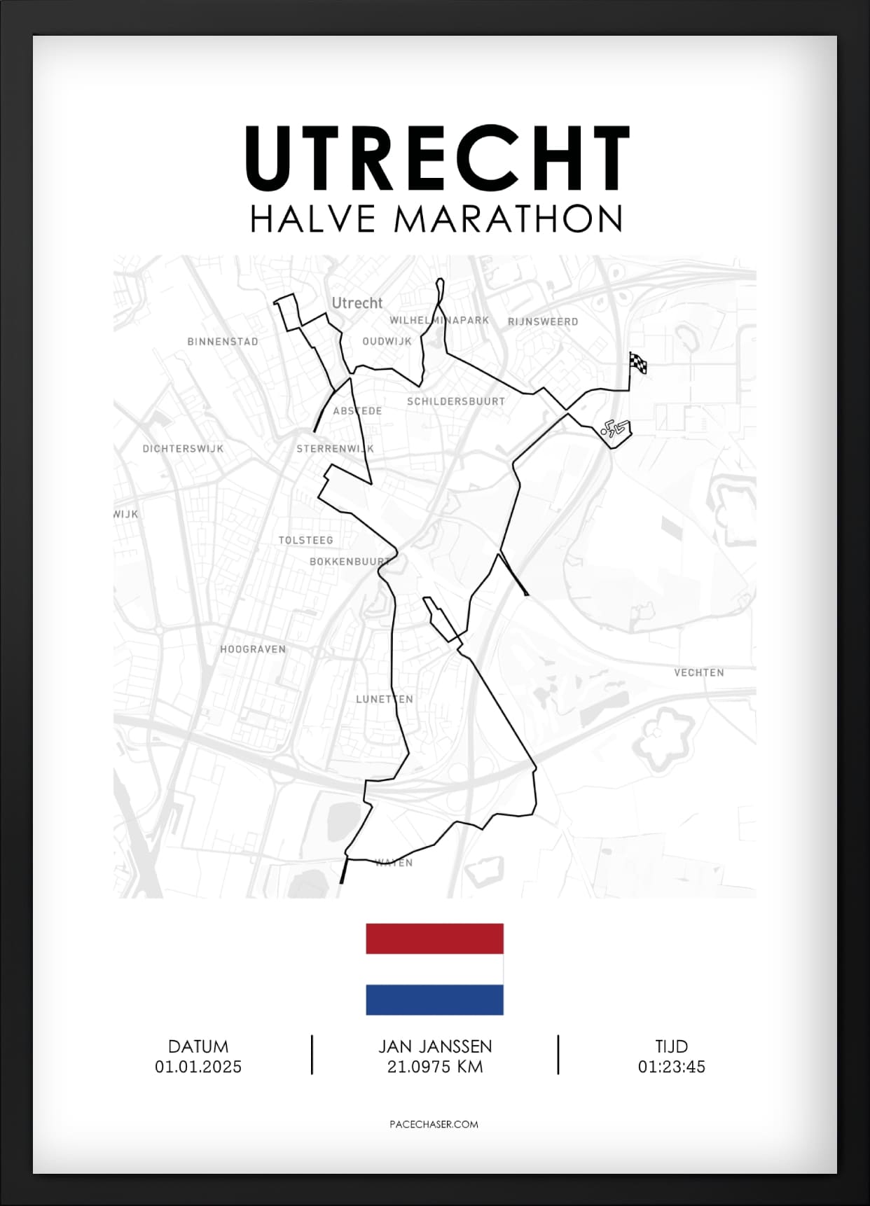 Halbmarathon Utrecht Poster