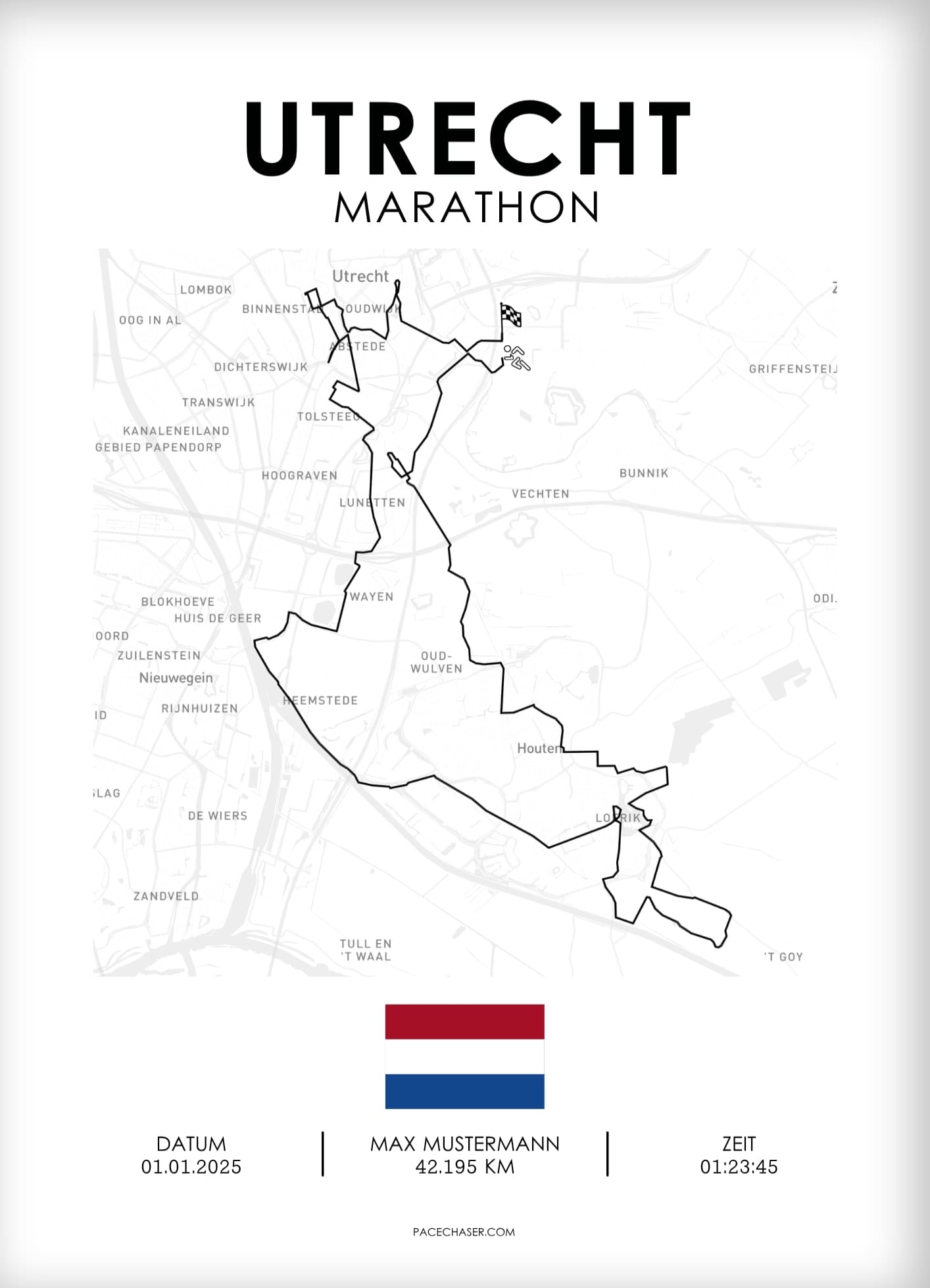 Marathon Utrecht Poster