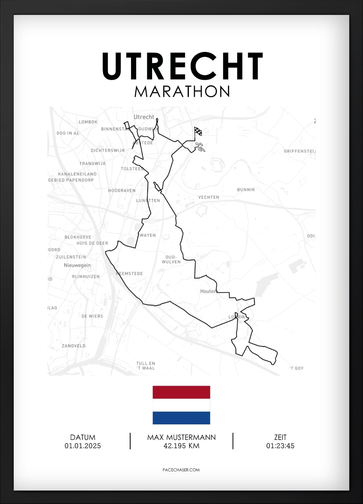 Marathon Utrecht Poster