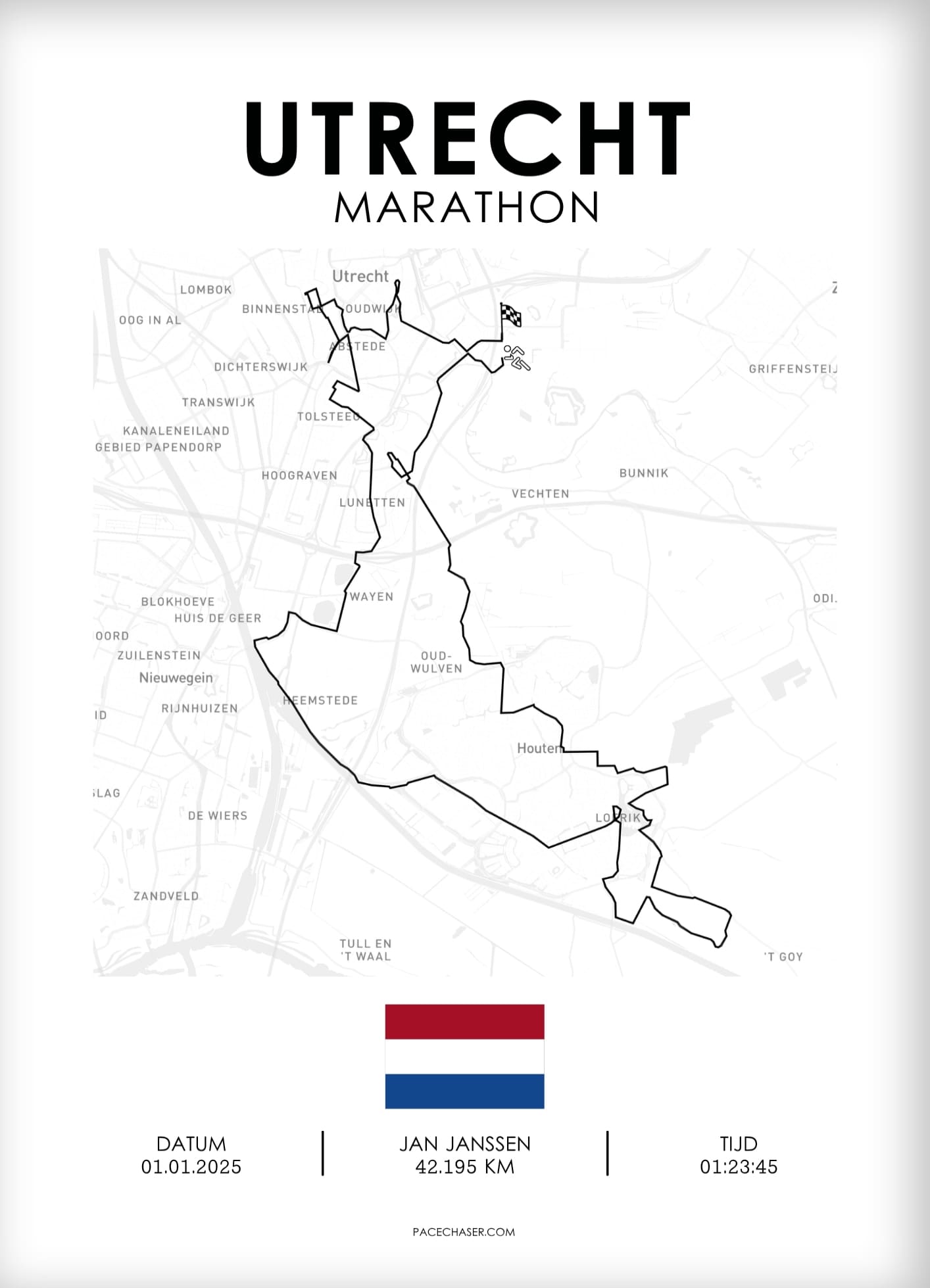 Marathon Utrecht Poster