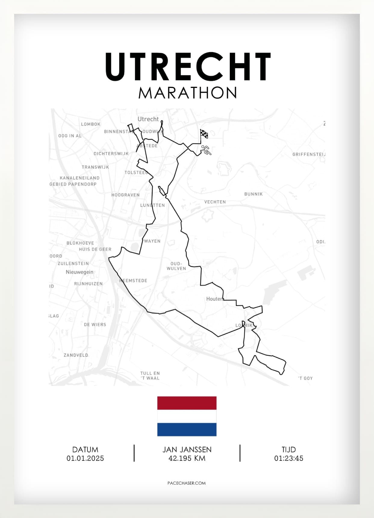 Marathon Utrecht Poster