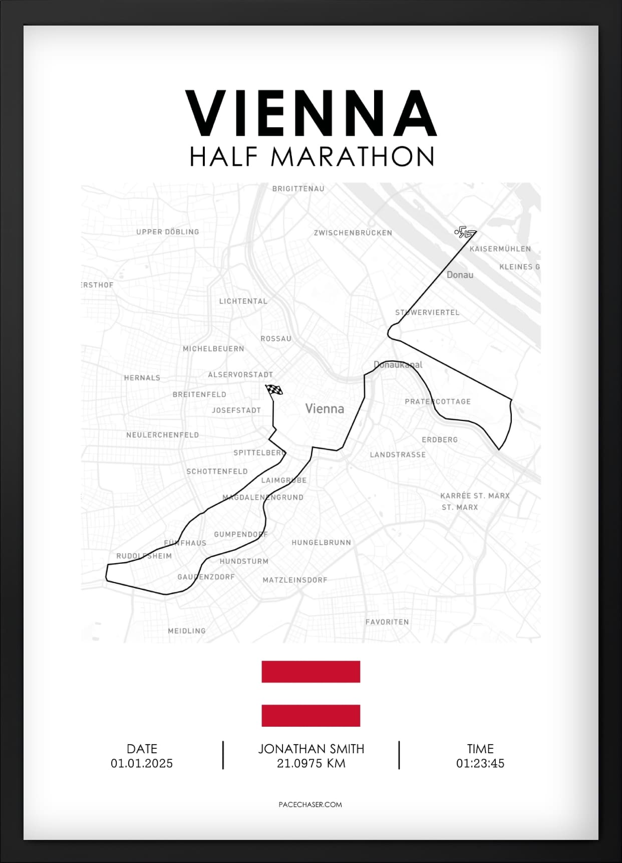 Halbmarathon Wien Poster (bis 2024)