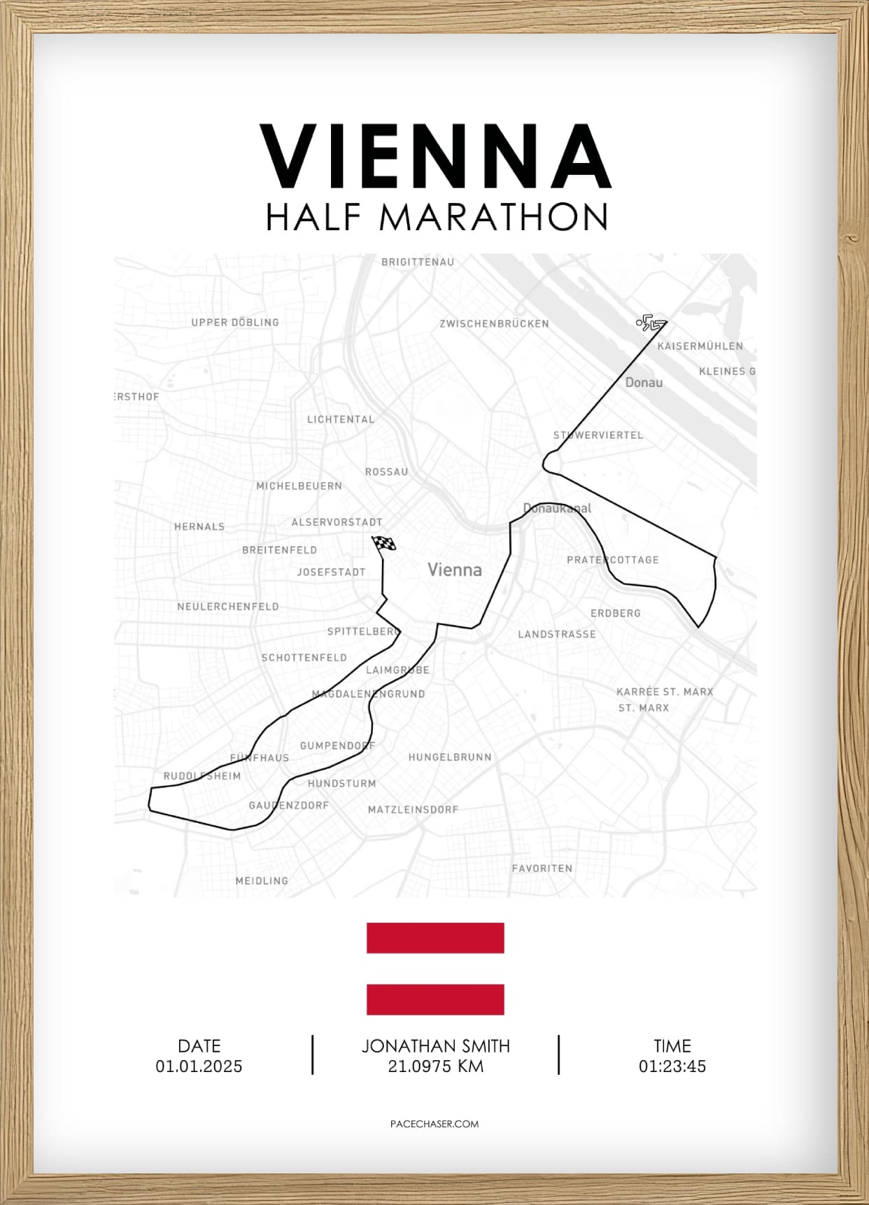 Halbmarathon Wien Poster (bis 2024)