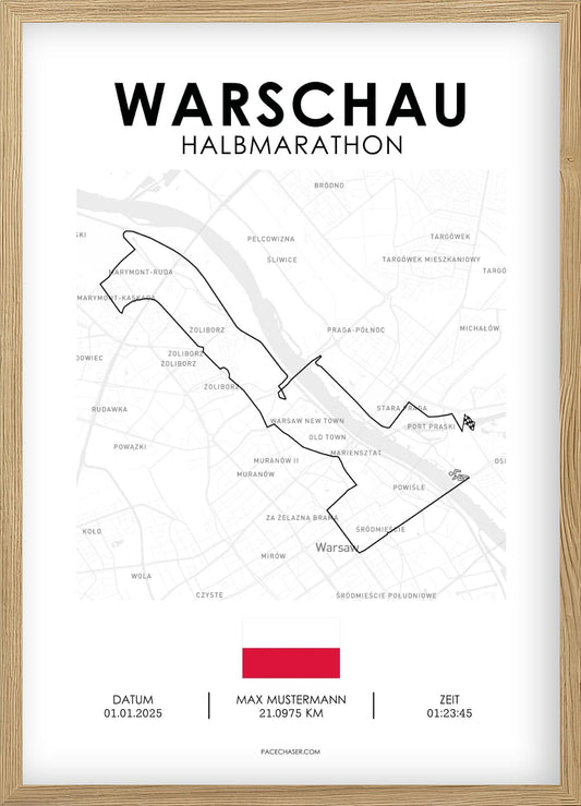 Halbmarathon Warschau Poster (bis 2025)