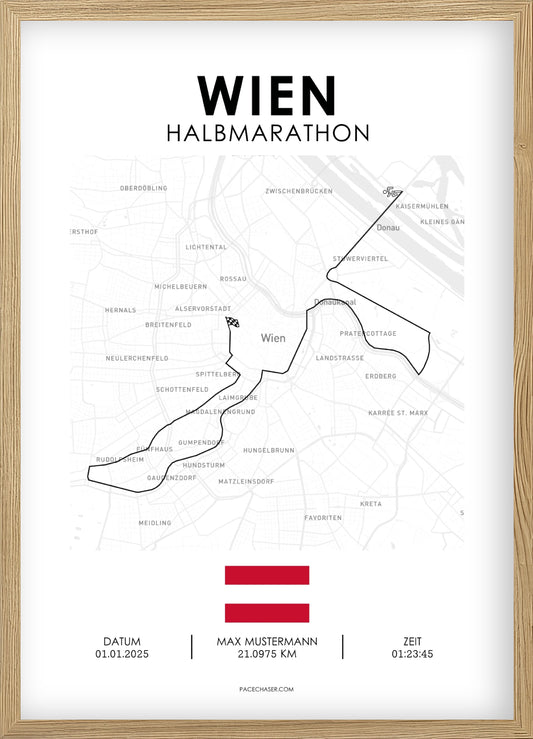 Halbmarathon Wien Poster (ab 2025)
