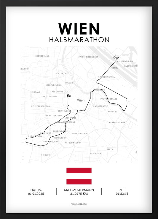 Halbmarathon Wien Poster (ab 2025)