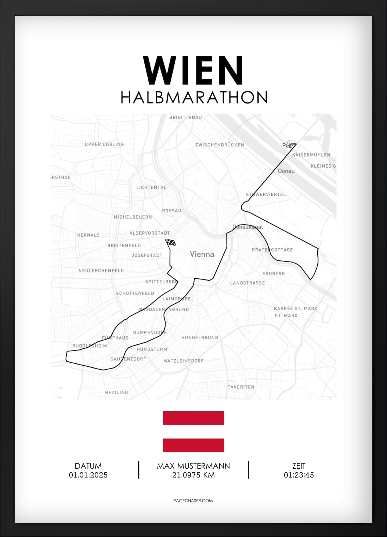 Halbmarathon Wien Poster (bis 2024)