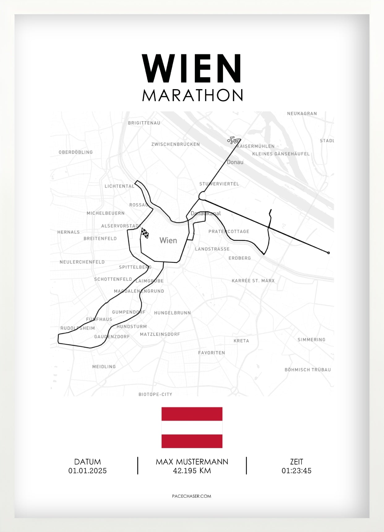 Marathon Wien Poster (ab 2025)