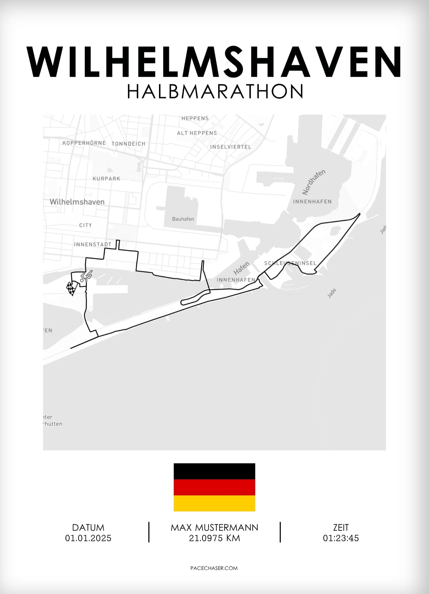 Wilhelmshaven / Gorch-Fock-Lauf Poster
