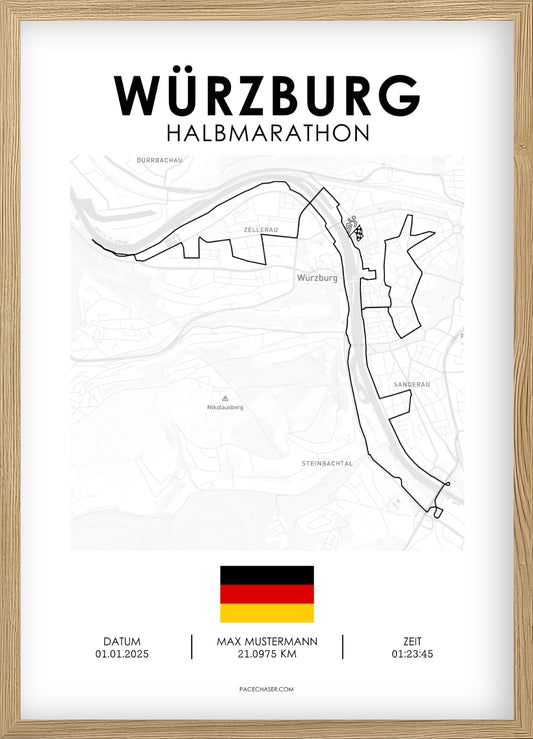 Halbmarathon Würzburg Poster